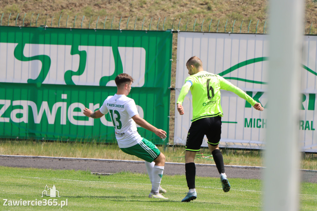 KP Warta Zawiercie 2:2  K.S. Polonia Łaziska Górne,