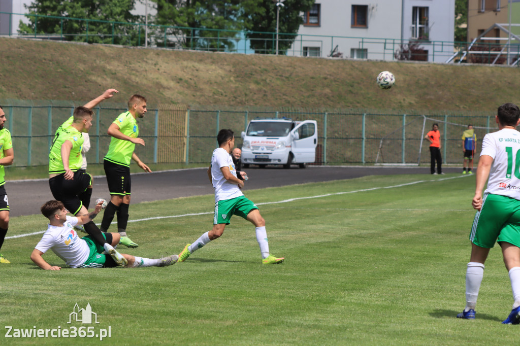 KP Warta Zawiercie 2:2  K.S. Polonia Łaziska Górne,