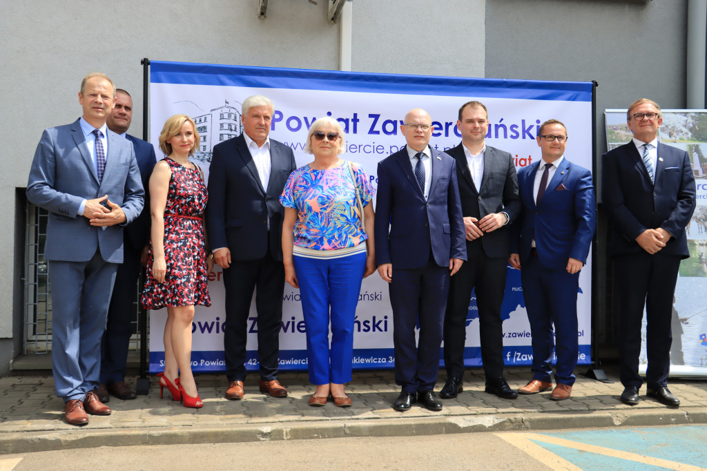 Konferencja prasowa - Polski Ład dla powiatu zawierciańskiego