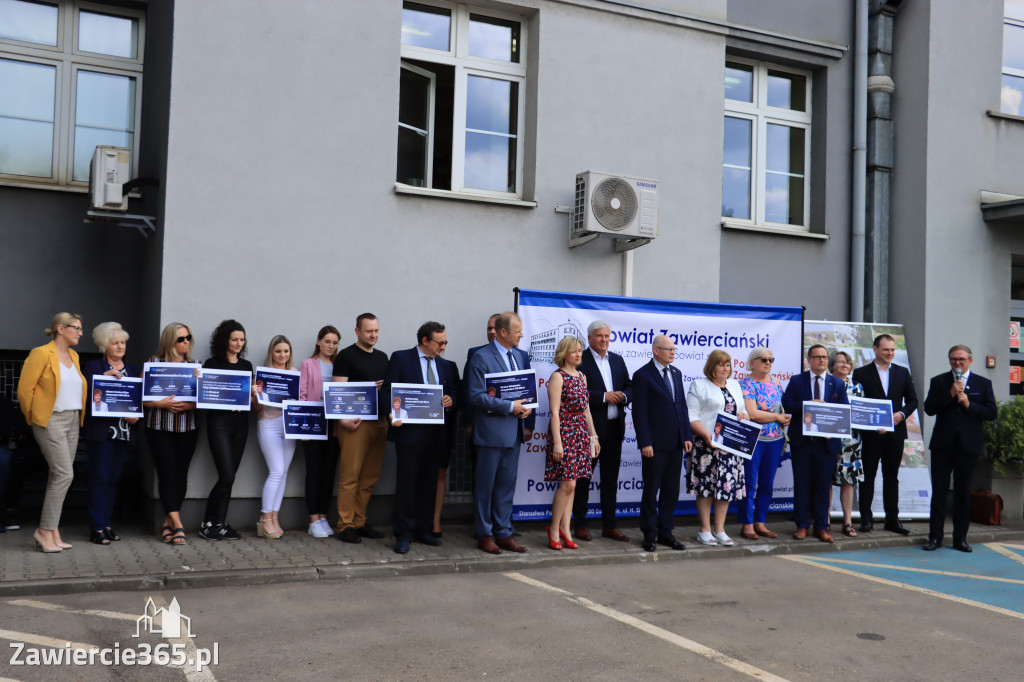 Konferencja prasowa - Polski Ład dla powiatu zawierciańskiego