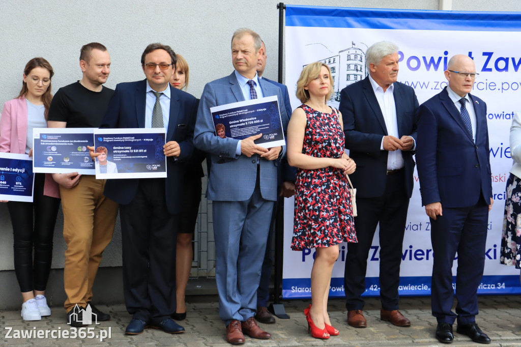 Konferencja prasowa - Polski Ład dla powiatu zawierciańskiego