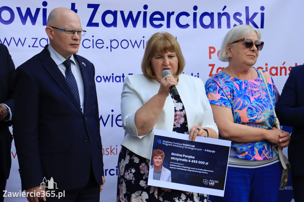 Konferencja prasowa - Polski Ład dla powiatu zawierciańskiego