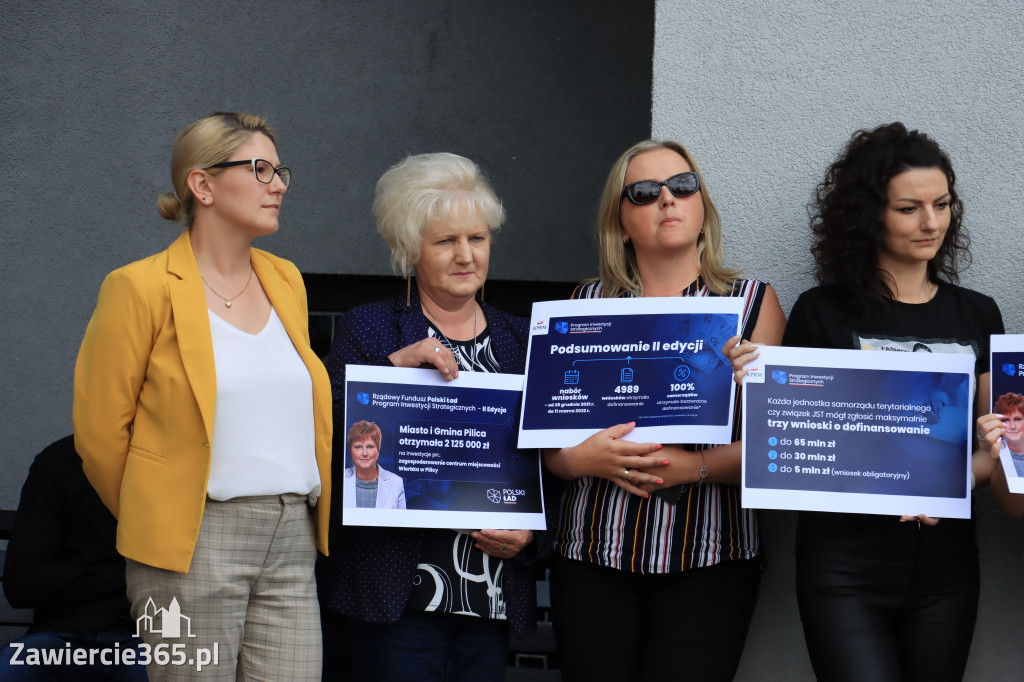 Konferencja prasowa - Polski Ład dla powiatu zawierciańskiego