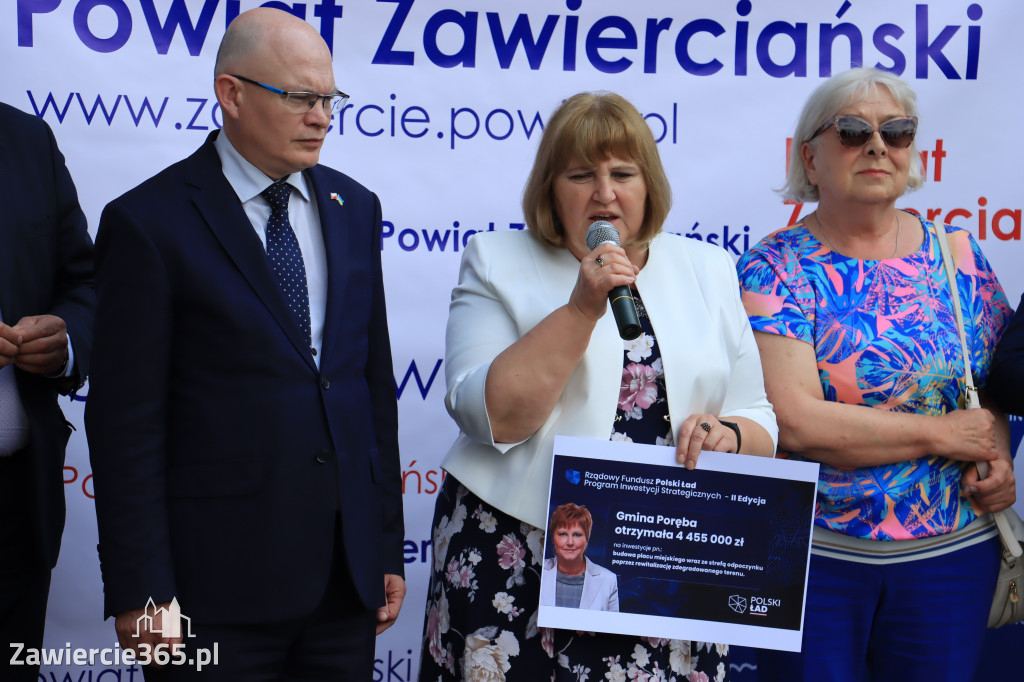 Konferencja prasowa - Polski Ład dla powiatu zawierciańskiego
