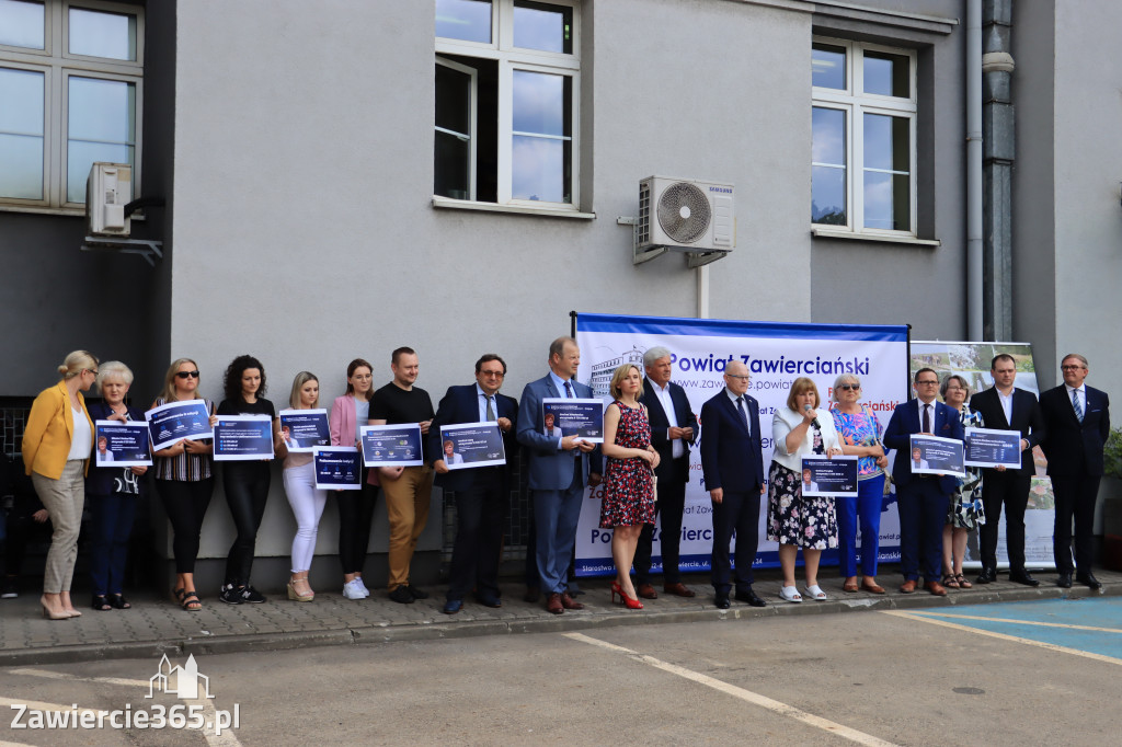 Konferencja prasowa - Polski Ład dla powiatu zawierciańskiego