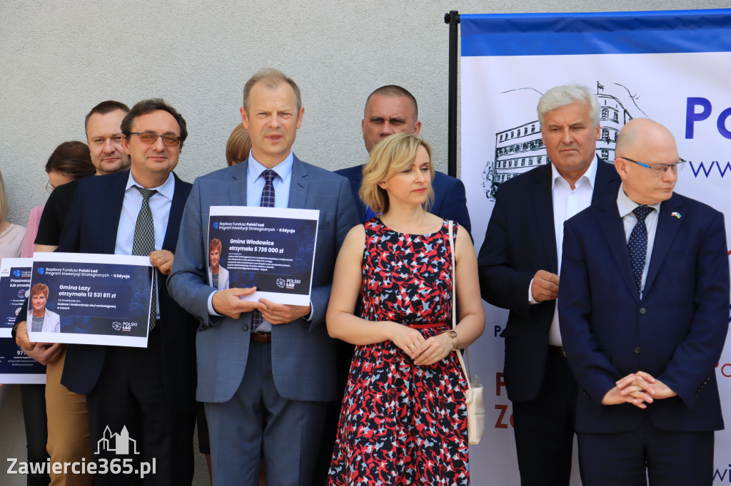 Konferencja prasowa - Polski Ład dla powiatu zawierciańskiego