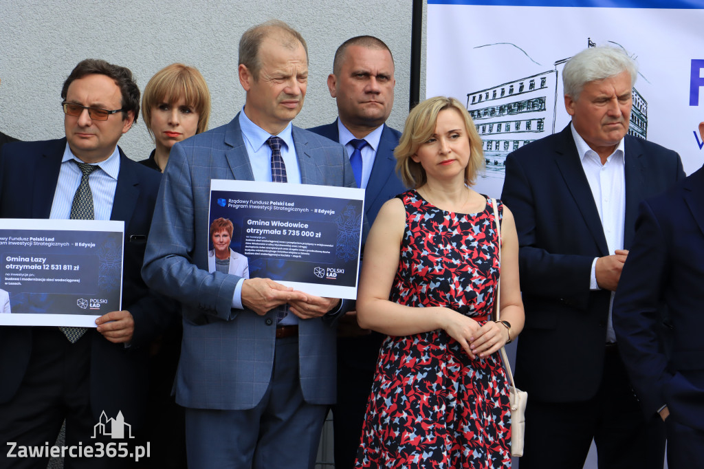 Konferencja prasowa - Polski Ład dla powiatu zawierciańskiego