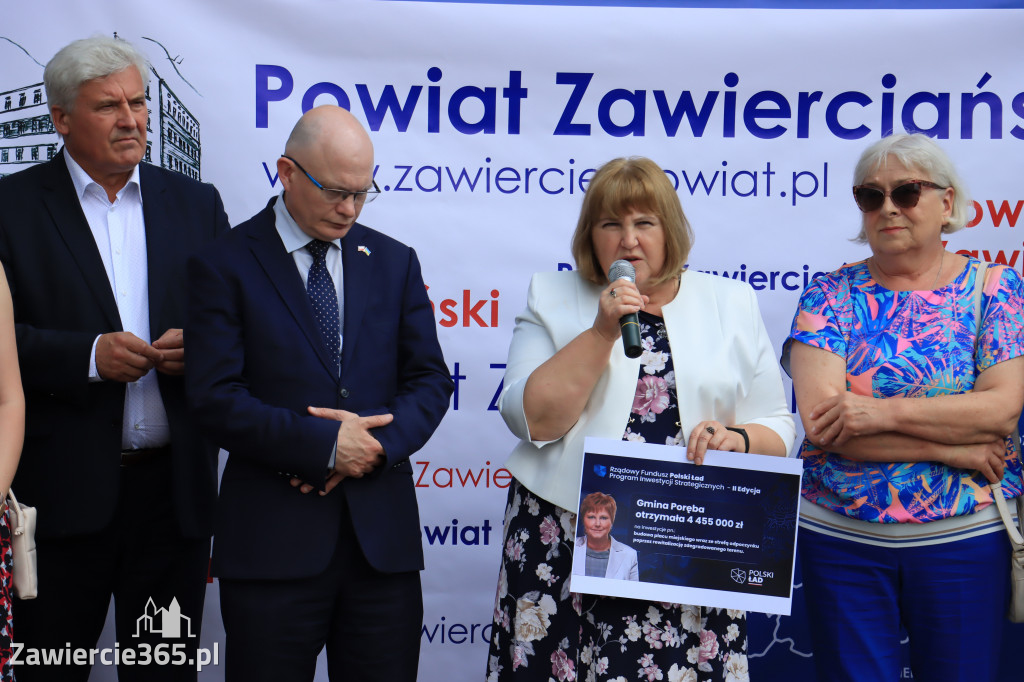 Konferencja prasowa - Polski Ład dla powiatu zawierciańskiego