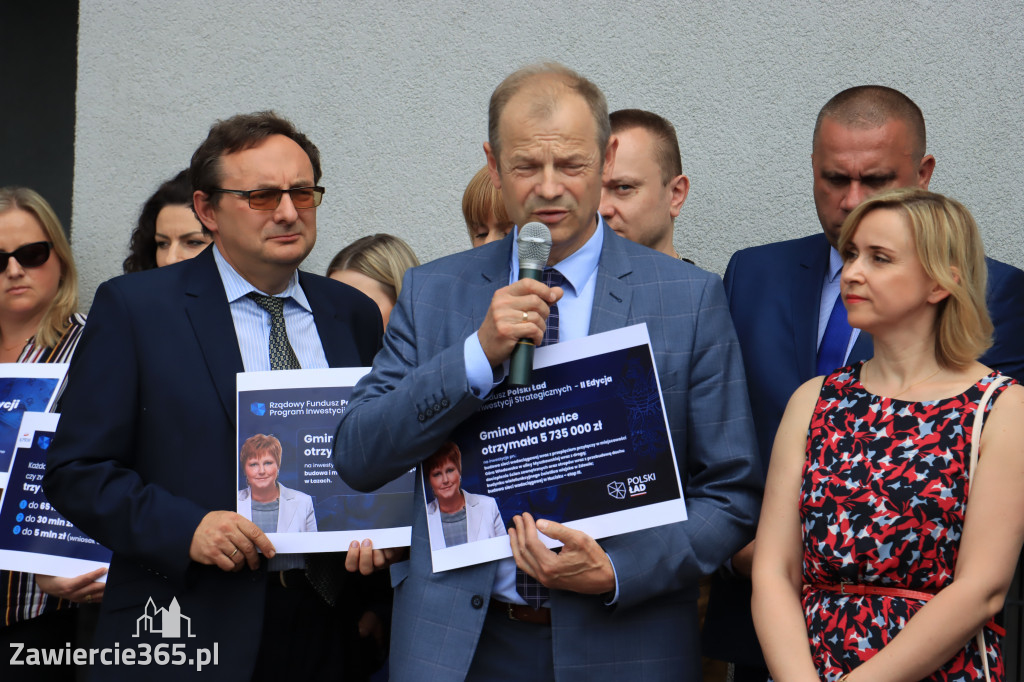 Konferencja prasowa - Polski Ład dla powiatu zawierciańskiego