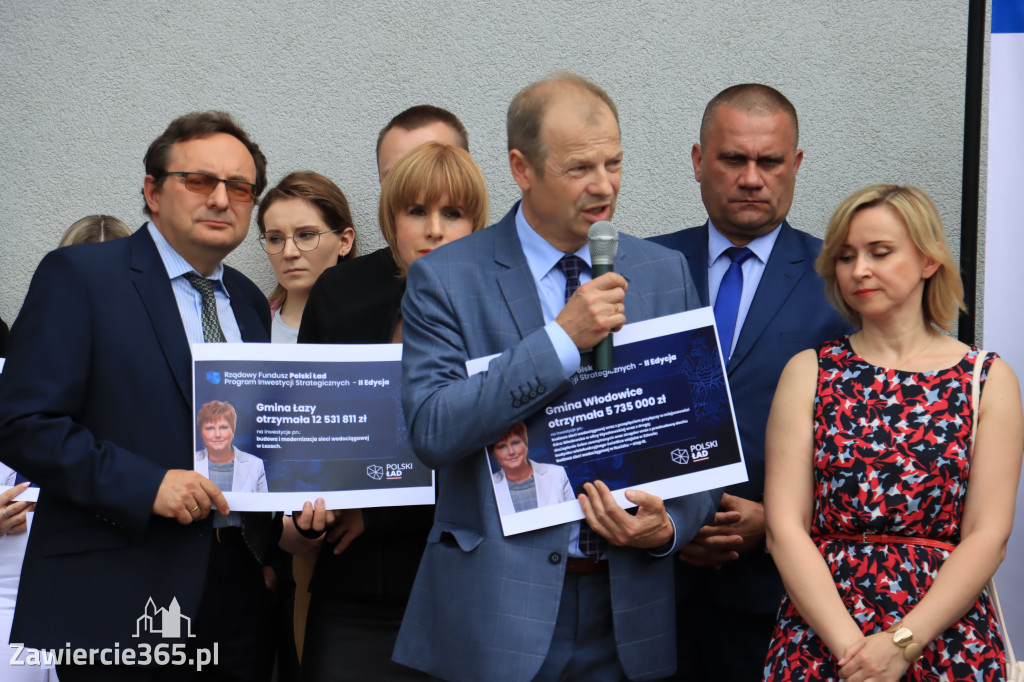 Konferencja prasowa - Polski Ład dla powiatu zawierciańskiego