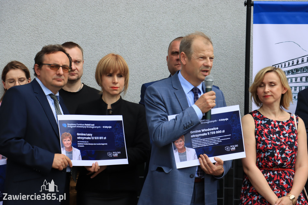 Konferencja prasowa - Polski Ład dla powiatu zawierciańskiego