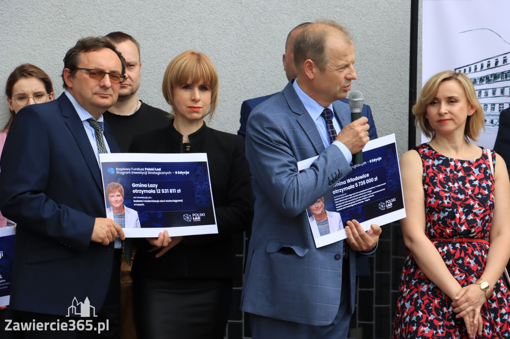 Konferencja prasowa - Polski Ład dla powiatu zawierciańskiego
