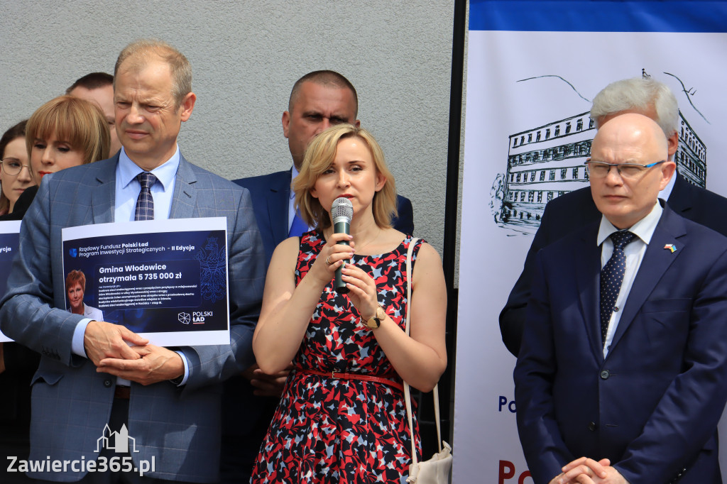 Konferencja prasowa - Polski Ład dla powiatu zawierciańskiego