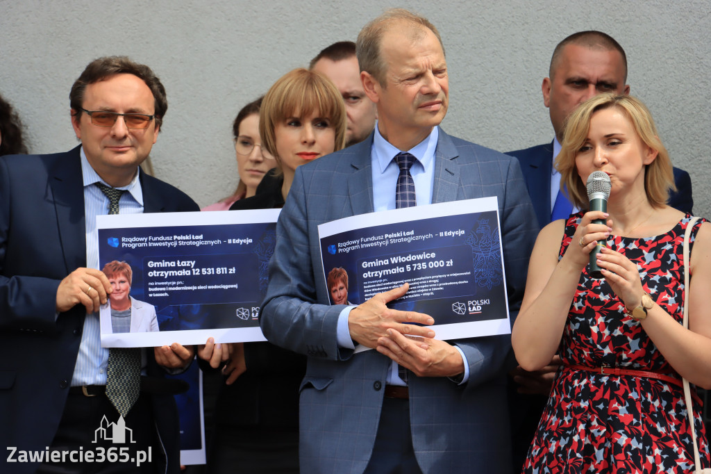 Konferencja prasowa - Polski Ład dla powiatu zawierciańskiego