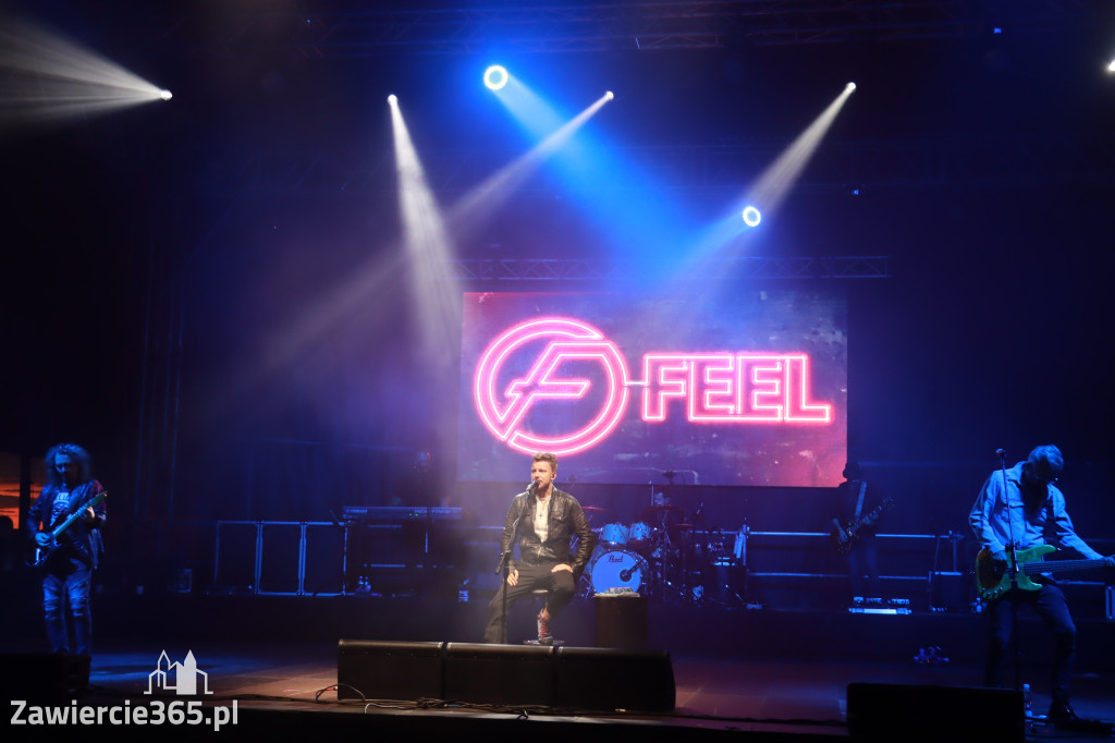 Koncert zespołu FEEL podczas Dni Ogrodzieńca 2022r.