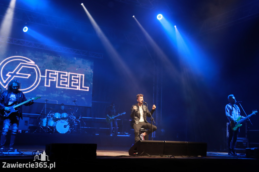 Koncert zespołu FEEL podczas Dni Ogrodzieńca 2022r.