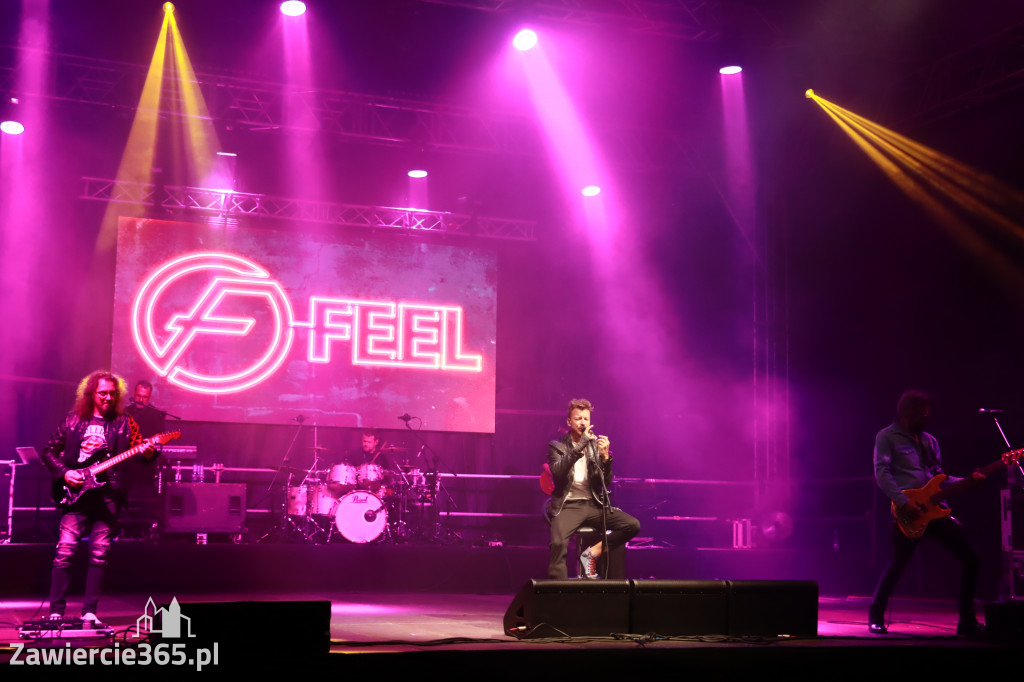 Koncert zespołu FEEL podczas Dni Ogrodzieńca 2022r.