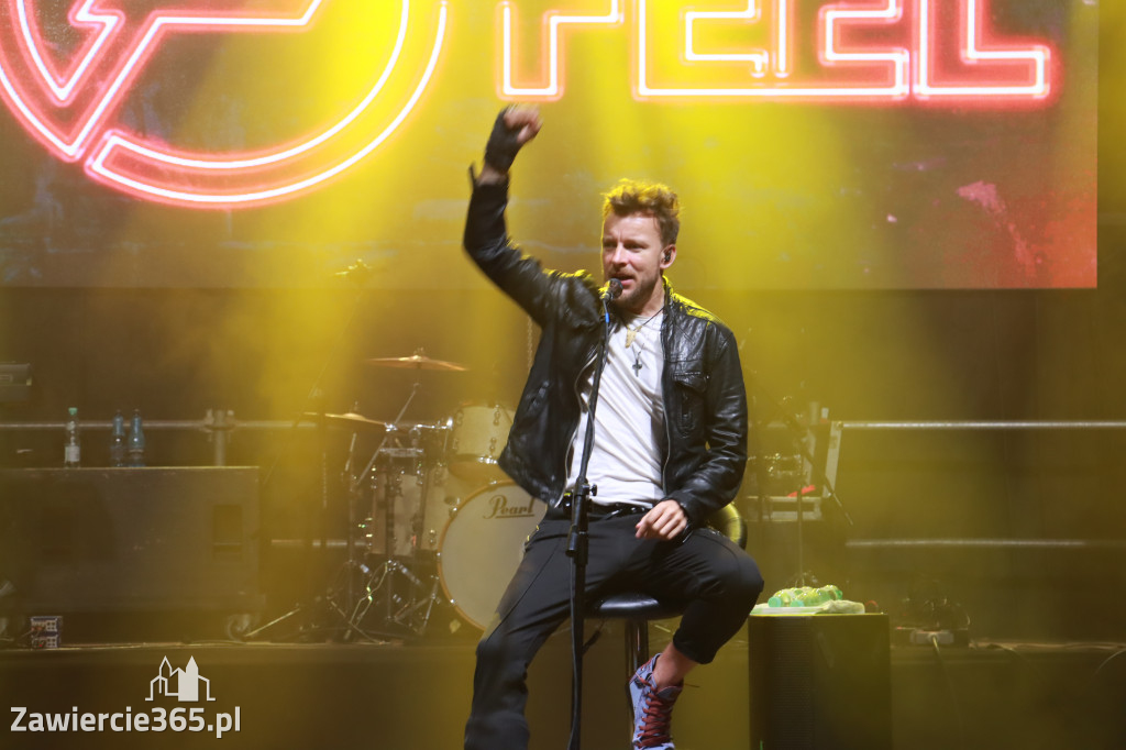 Koncert zespołu FEEL podczas Dni Ogrodzieńca 2022r.