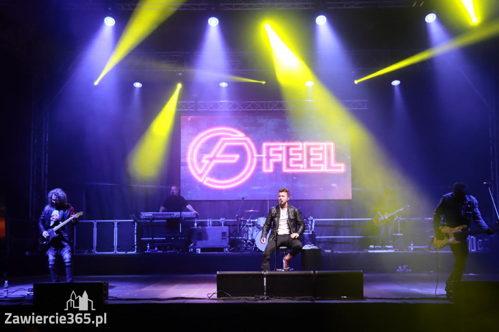 Koncert zespołu FEEL podczas Dni Ogrodzieńca 2022r.