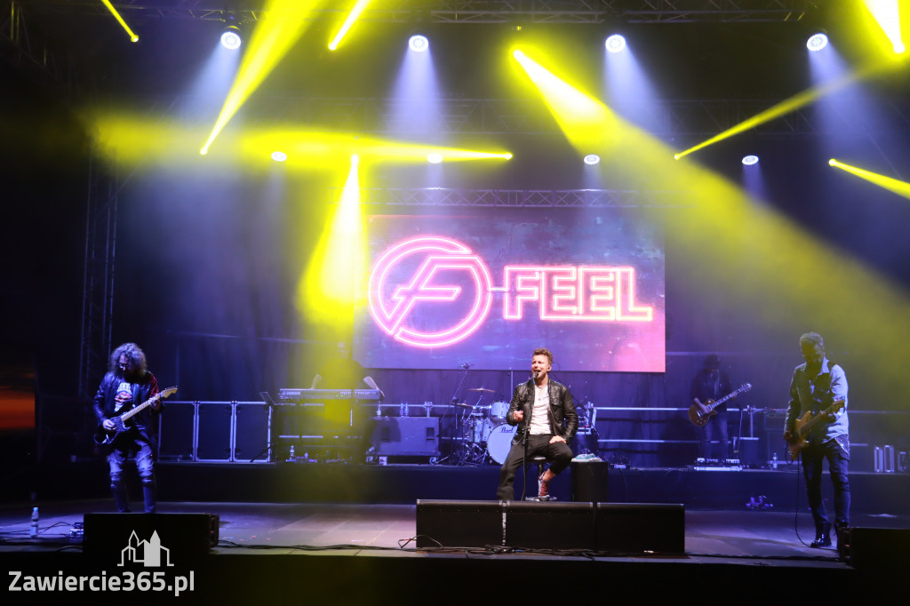 Koncert zespołu FEEL podczas Dni Ogrodzieńca 2022r.