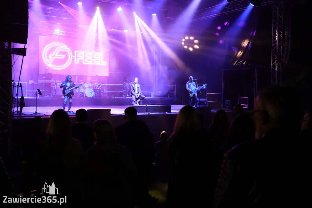 Koncert zespołu FEEL podczas Dni Ogrodzieńca 2022r.