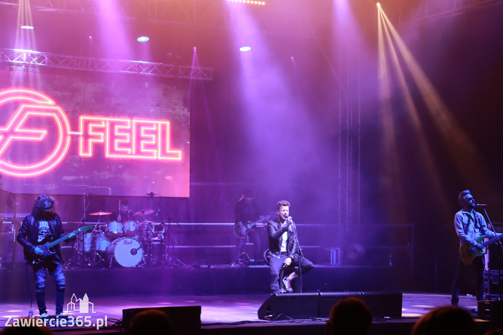 Koncert zespołu FEEL podczas Dni Ogrodzieńca 2022r.