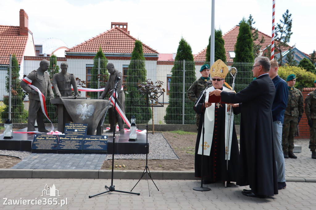 Odsłonięcie Pomnika Trzech Generałów - Pilica.