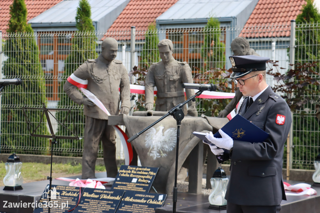 Odsłonięcie Pomnika Trzech Generałów - Pilica.