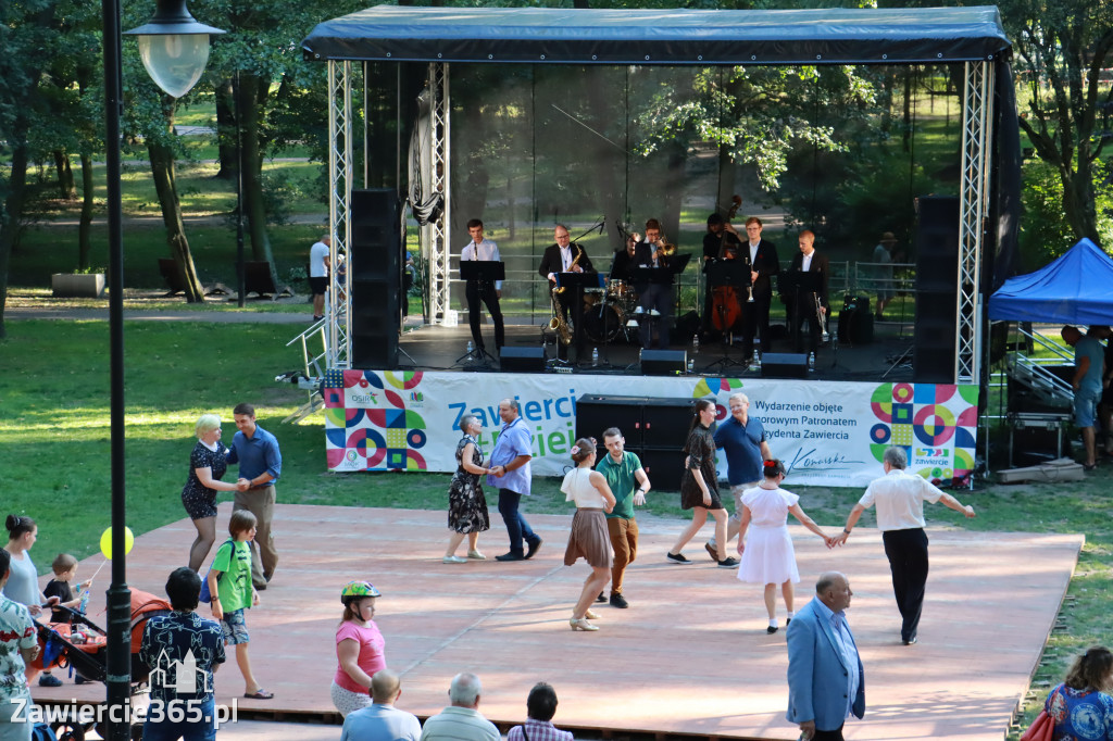 Słodkie Swing Party w Parku Miejskim w Zawierciu