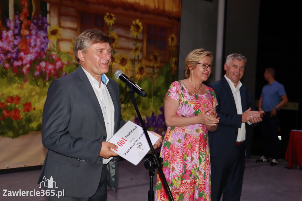 II etap Festiwalu Kultury Koziegłowy - wręczenie statuetek
