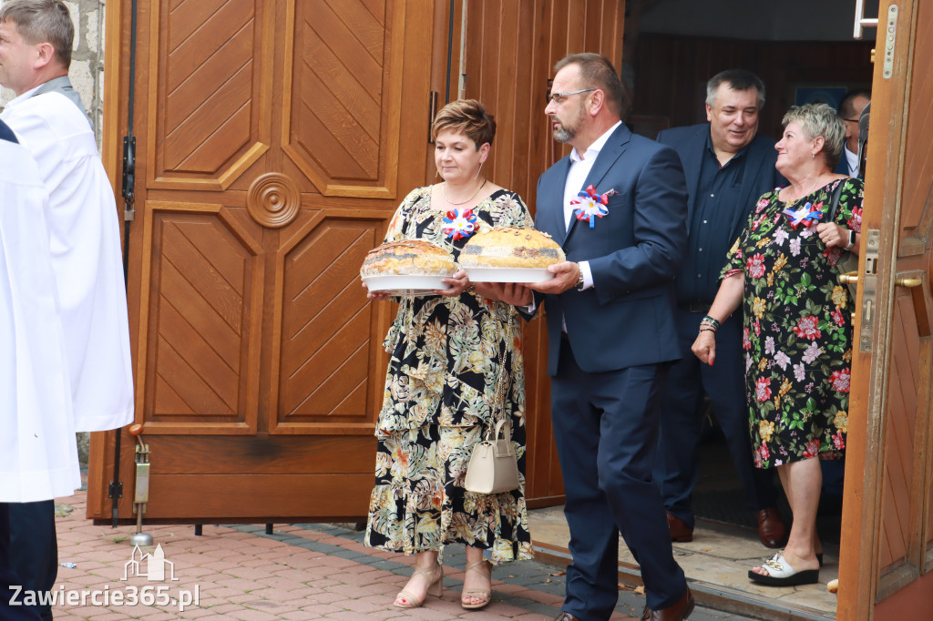 Korowód Dożynkowy oraz część oficjalna - Kroczyce 2022r.