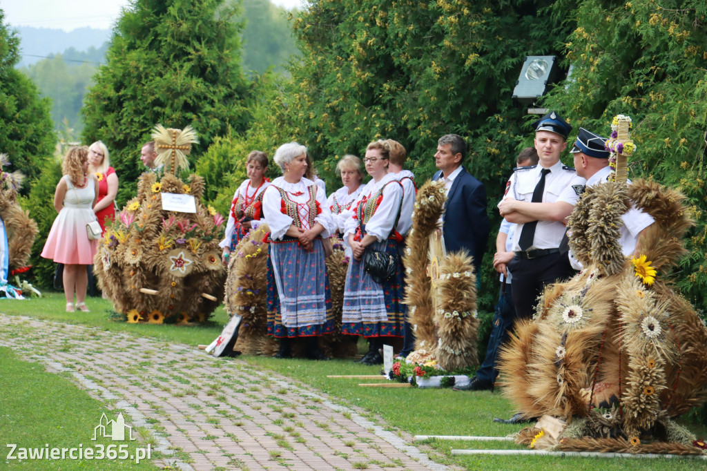 Korowód Dożynkowy oraz część oficjalna - Kroczyce 2022r.