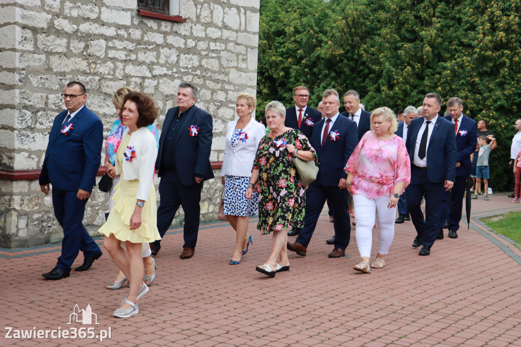 Korowód Dożynkowy oraz część oficjalna - Kroczyce 2022r.