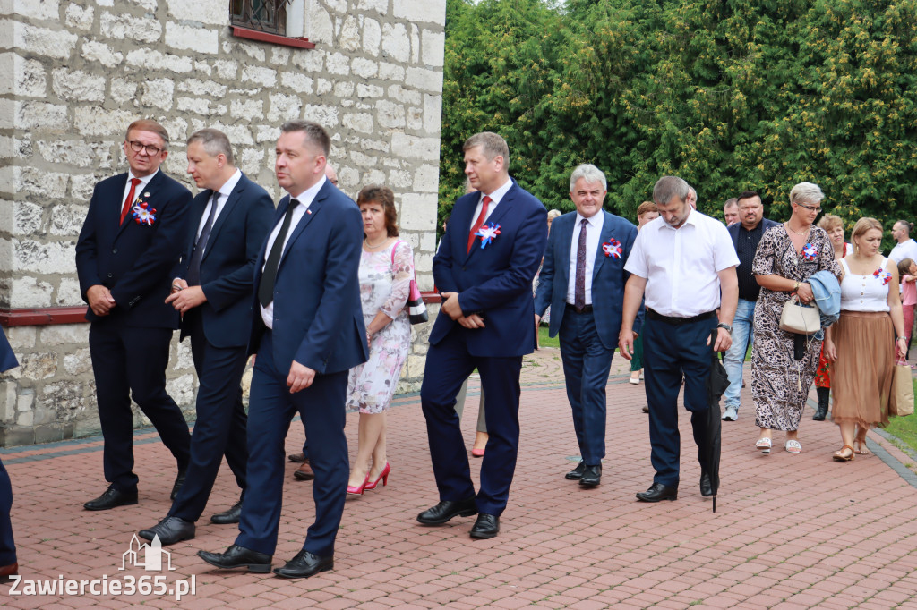 Korowód Dożynkowy oraz część oficjalna - Kroczyce 2022r.