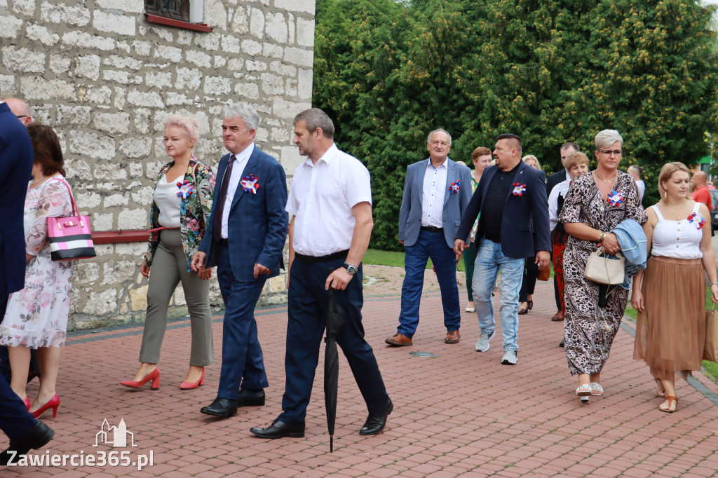 Korowód Dożynkowy oraz część oficjalna - Kroczyce 2022r.