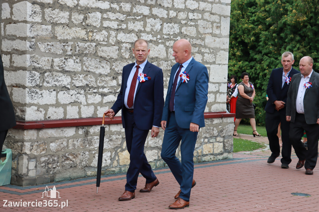 Korowód Dożynkowy oraz część oficjalna - Kroczyce 2022r.
