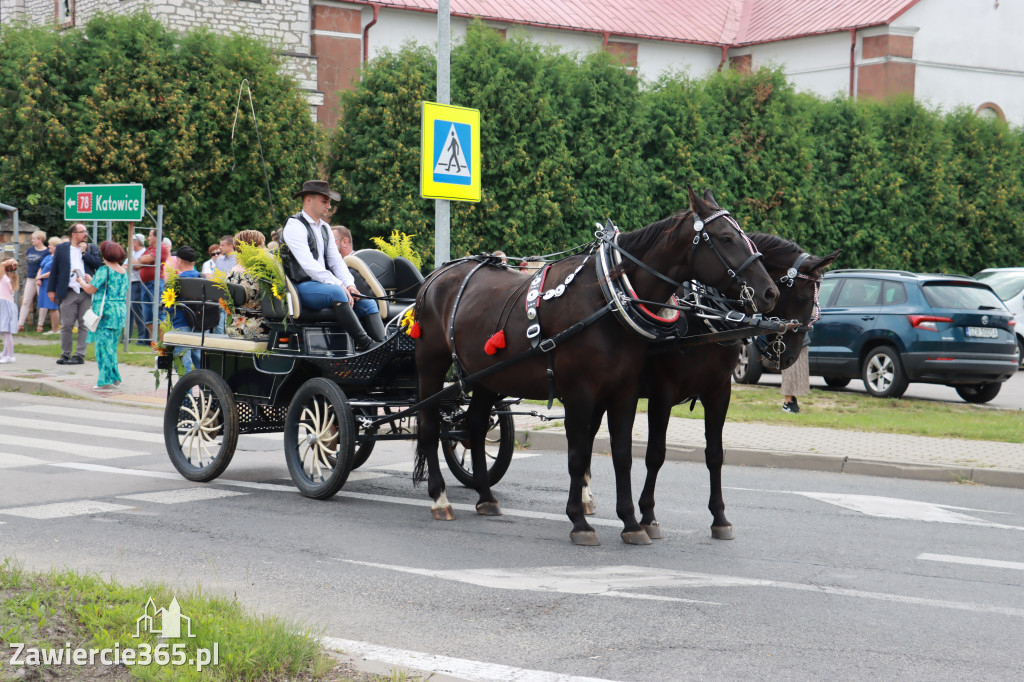 Korowód Dożynkowy oraz część oficjalna - Kroczyce 2022r.