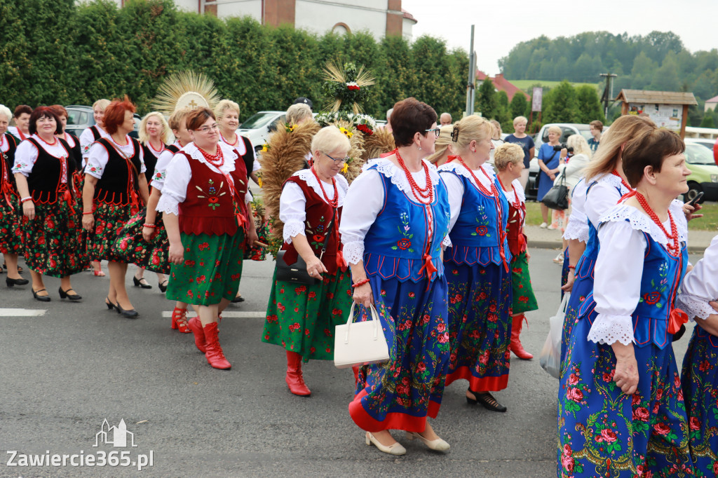 Korowód Dożynkowy oraz część oficjalna - Kroczyce 2022r.