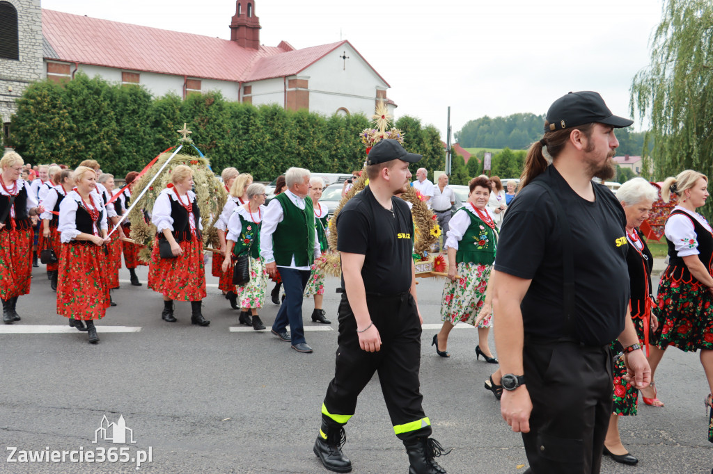 Korowód Dożynkowy oraz część oficjalna - Kroczyce 2022r.