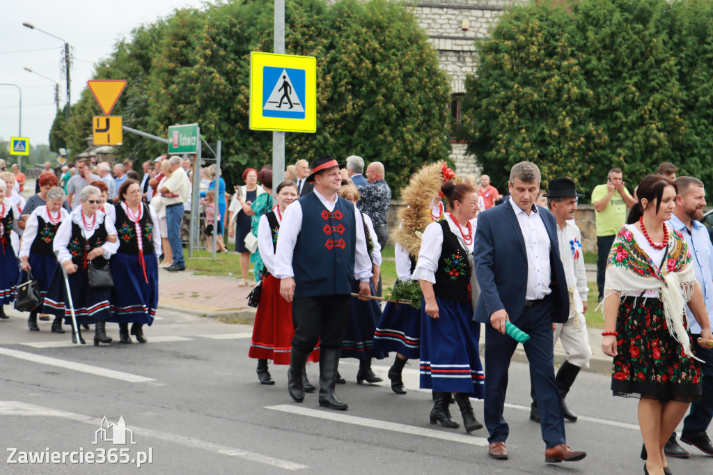 Korowód Dożynkowy oraz część oficjalna - Kroczyce 2022r.