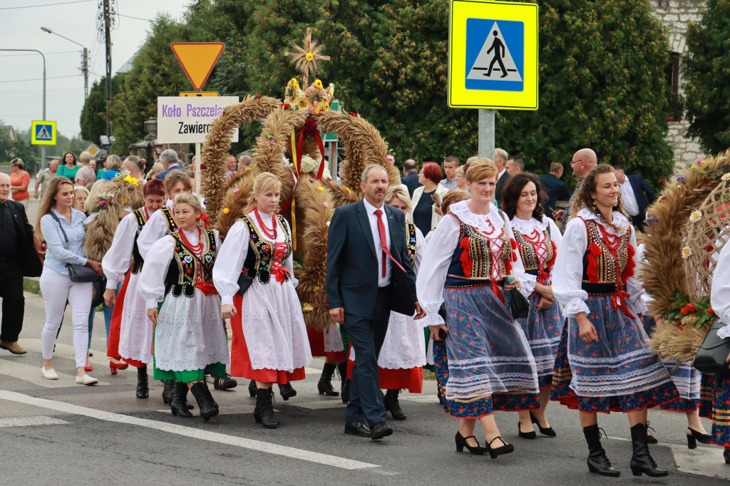 Korowód Dożynkowy oraz część oficjalna - Kroczyce 2022r.