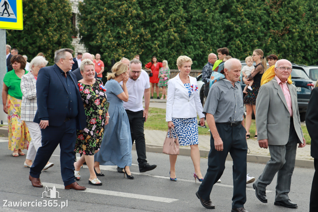 Korowód Dożynkowy oraz część oficjalna - Kroczyce 2022r.
