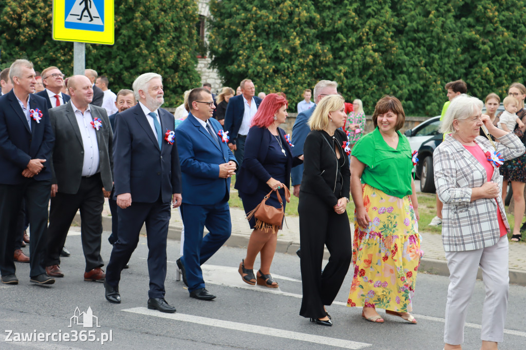 Korowód Dożynkowy oraz część oficjalna - Kroczyce 2022r.