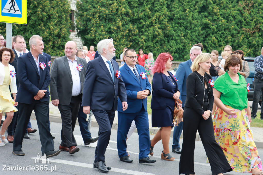 Korowód Dożynkowy oraz część oficjalna - Kroczyce 2022r.