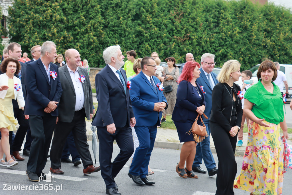 Korowód Dożynkowy oraz część oficjalna - Kroczyce 2022r.