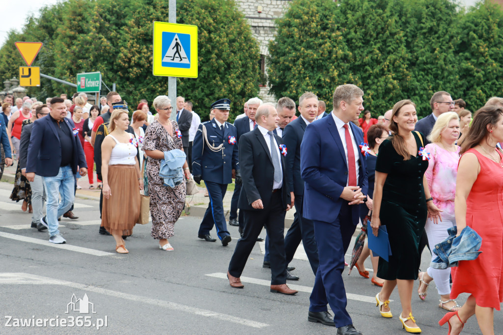 Korowód Dożynkowy oraz część oficjalna - Kroczyce 2022r.