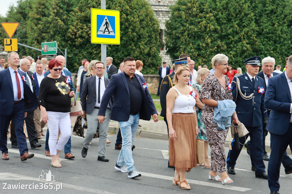 Korowód Dożynkowy oraz część oficjalna - Kroczyce 2022r.