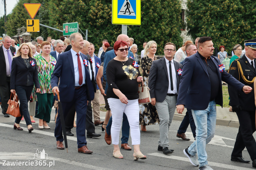 Korowód Dożynkowy oraz część oficjalna - Kroczyce 2022r.