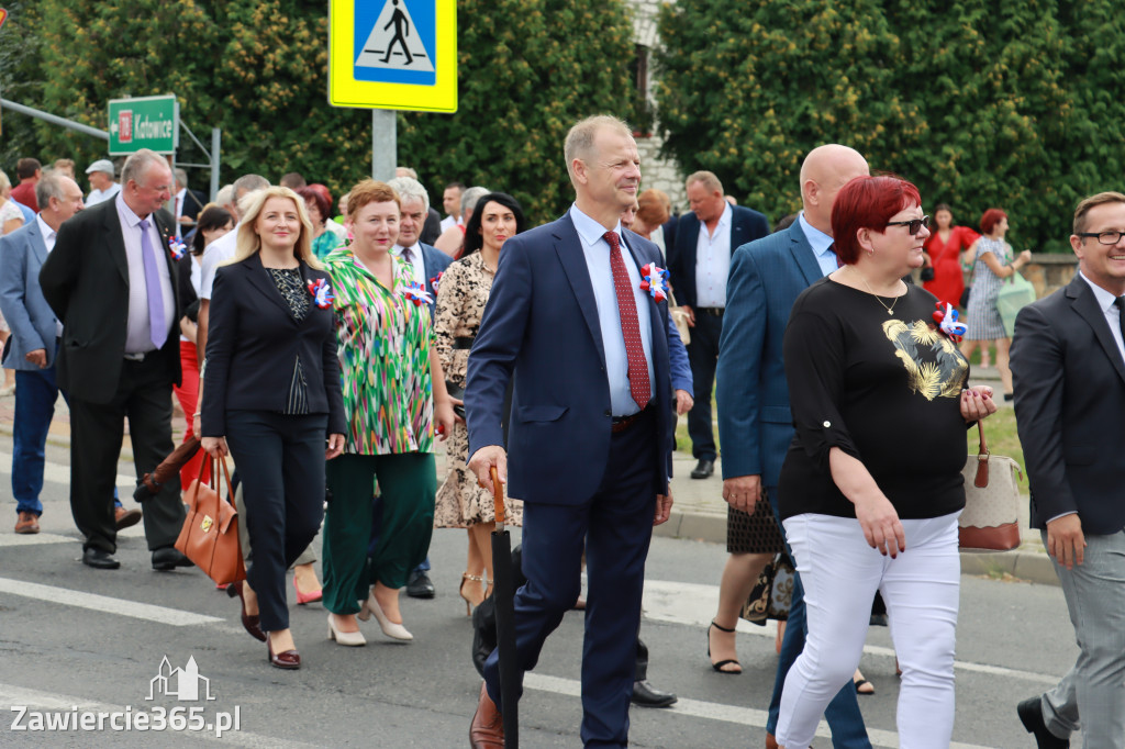 Korowód Dożynkowy oraz część oficjalna - Kroczyce 2022r.