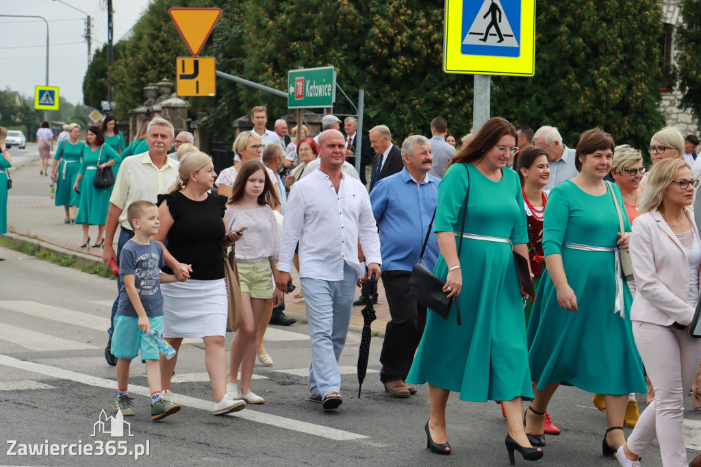 Korowód Dożynkowy oraz część oficjalna - Kroczyce 2022r.